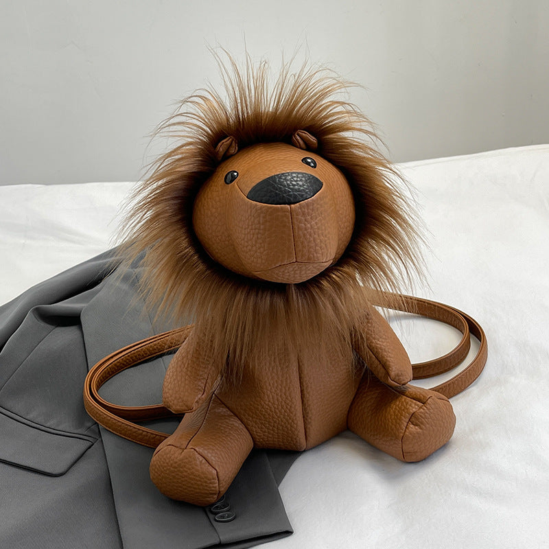 Plush Cute Little Lion Casual Bag