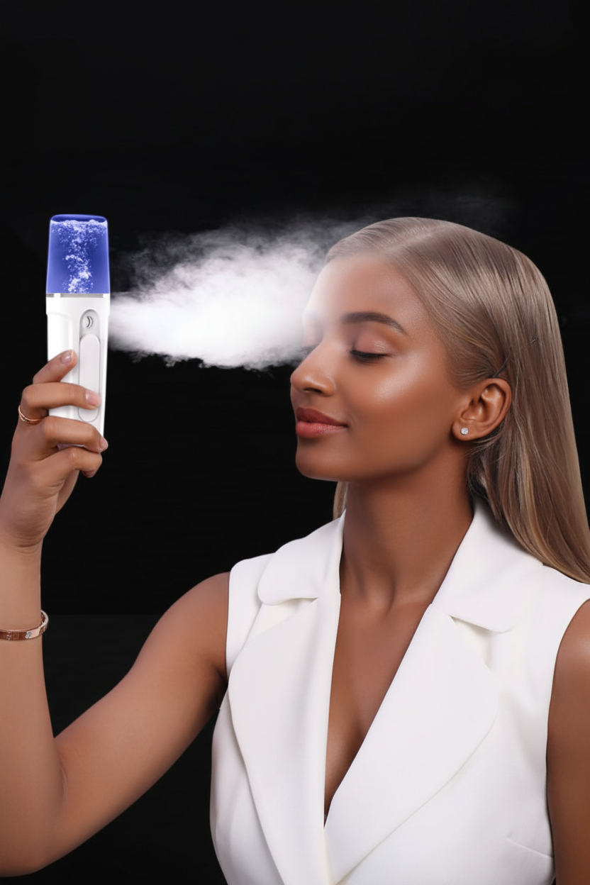 Facial Moisturizing Facial Beauty Apparatus With USB Charging Battery Bank