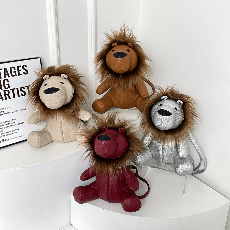 Plush Cute Little Lion Casual Bag