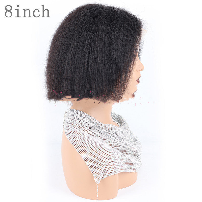 Kinky Straight Human Hair wig