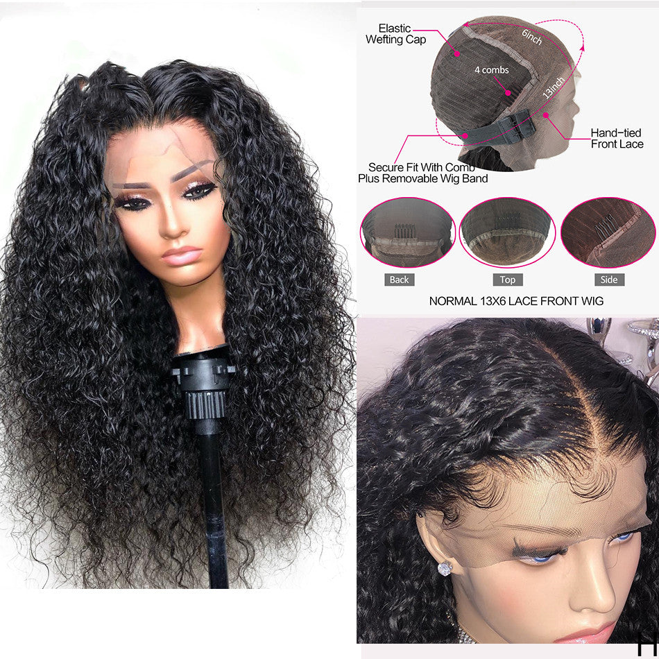 Wavy and Curly Front Lace Wig