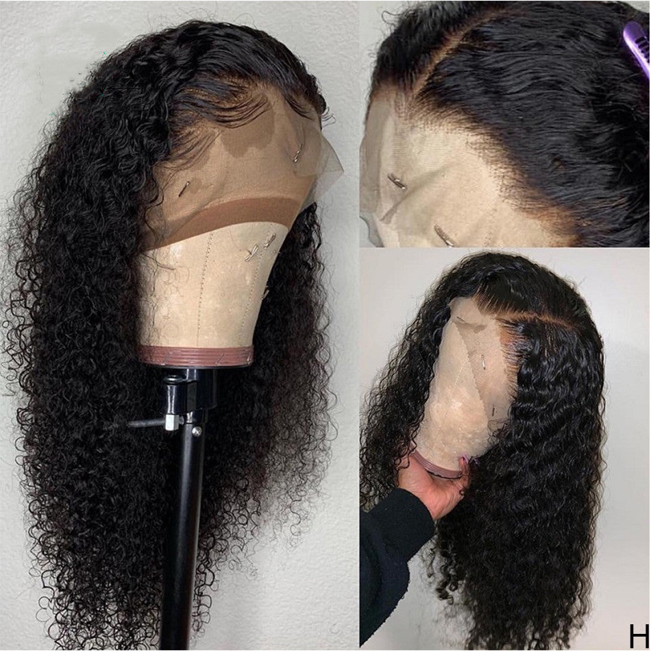 Wavy and Curly Front Lace Wig