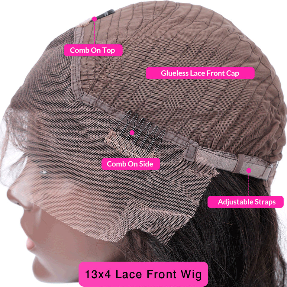 Wavy and Curly Front Lace Wig