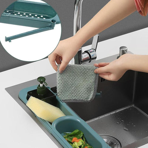 Adjustable Sinks Drainer Rack