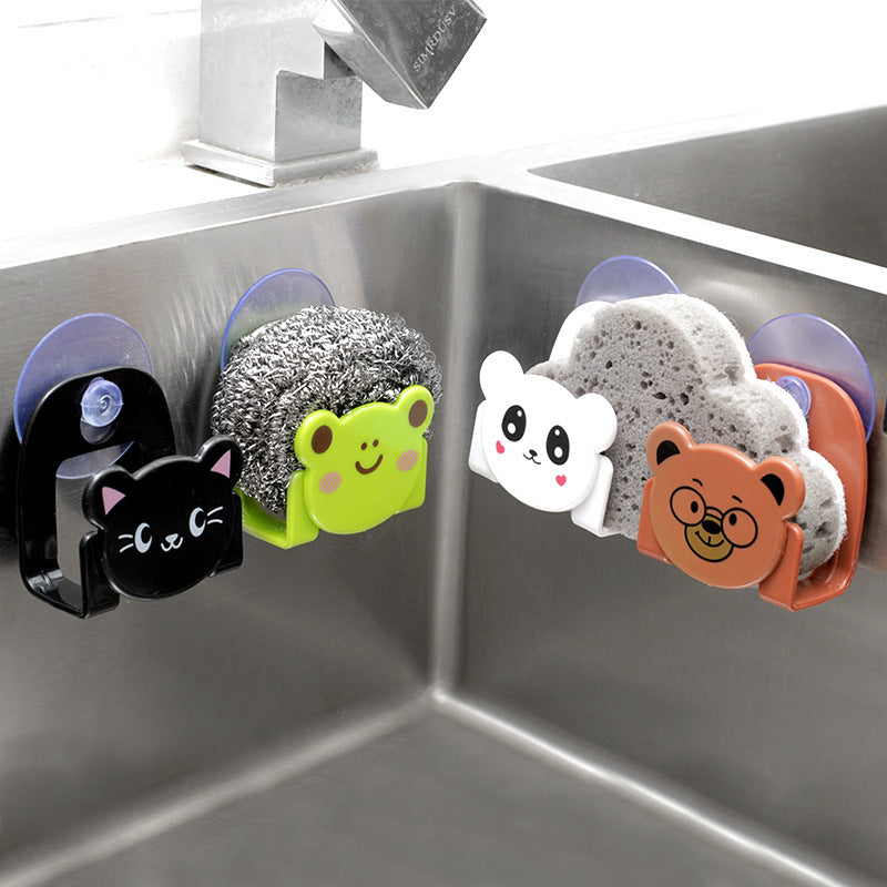 Suction Cup Drain Rack Sponge