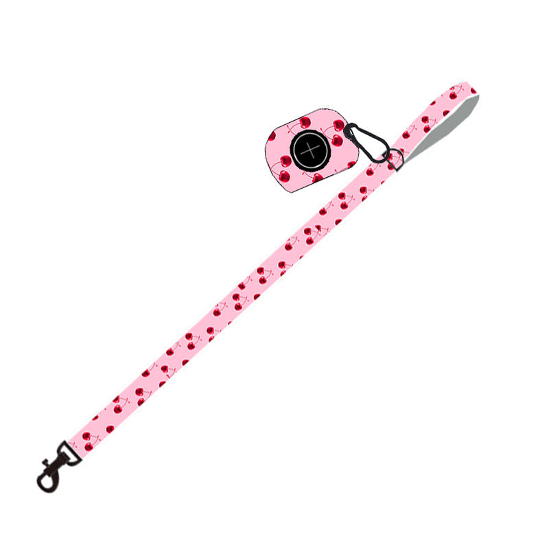 Charming Pink Pet Leash Set for Stylish Daily Walks