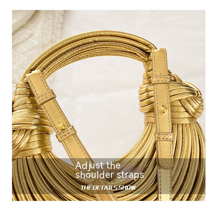 Metal Noodles fashion bag