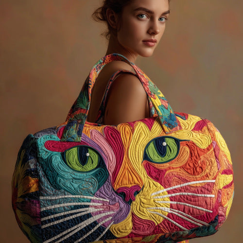 Quilted Embroidery Multifunctional bag