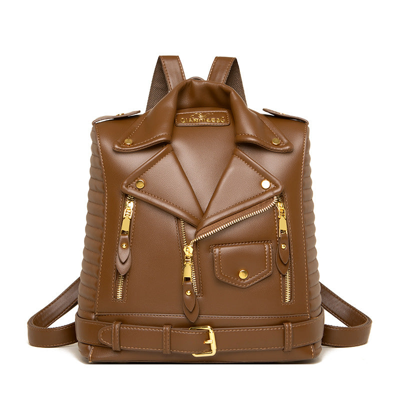 Soft Leather Backpack