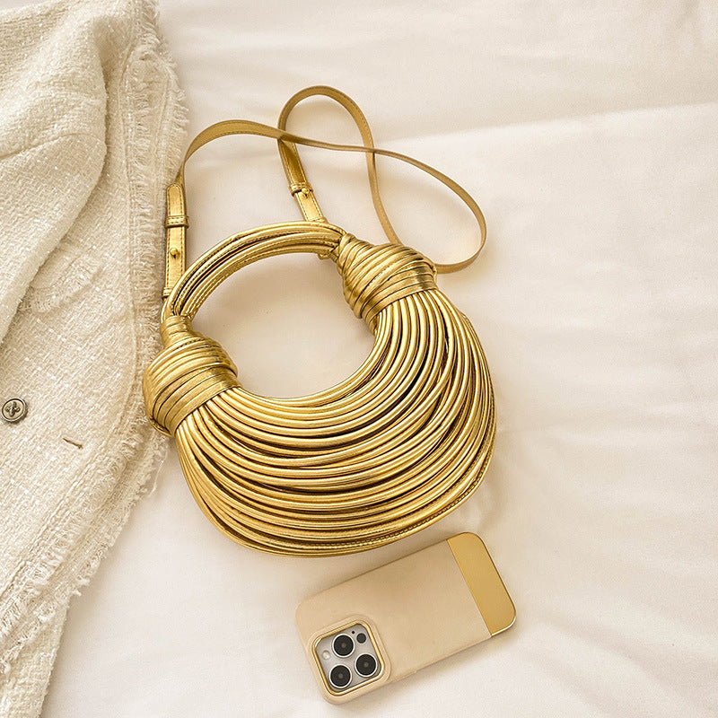 Metal Noodles fashion bag