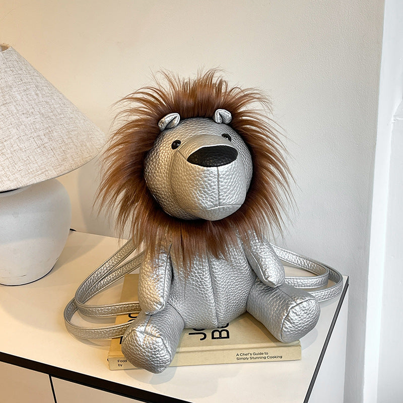 Plush Cute Little Lion Casual Bag