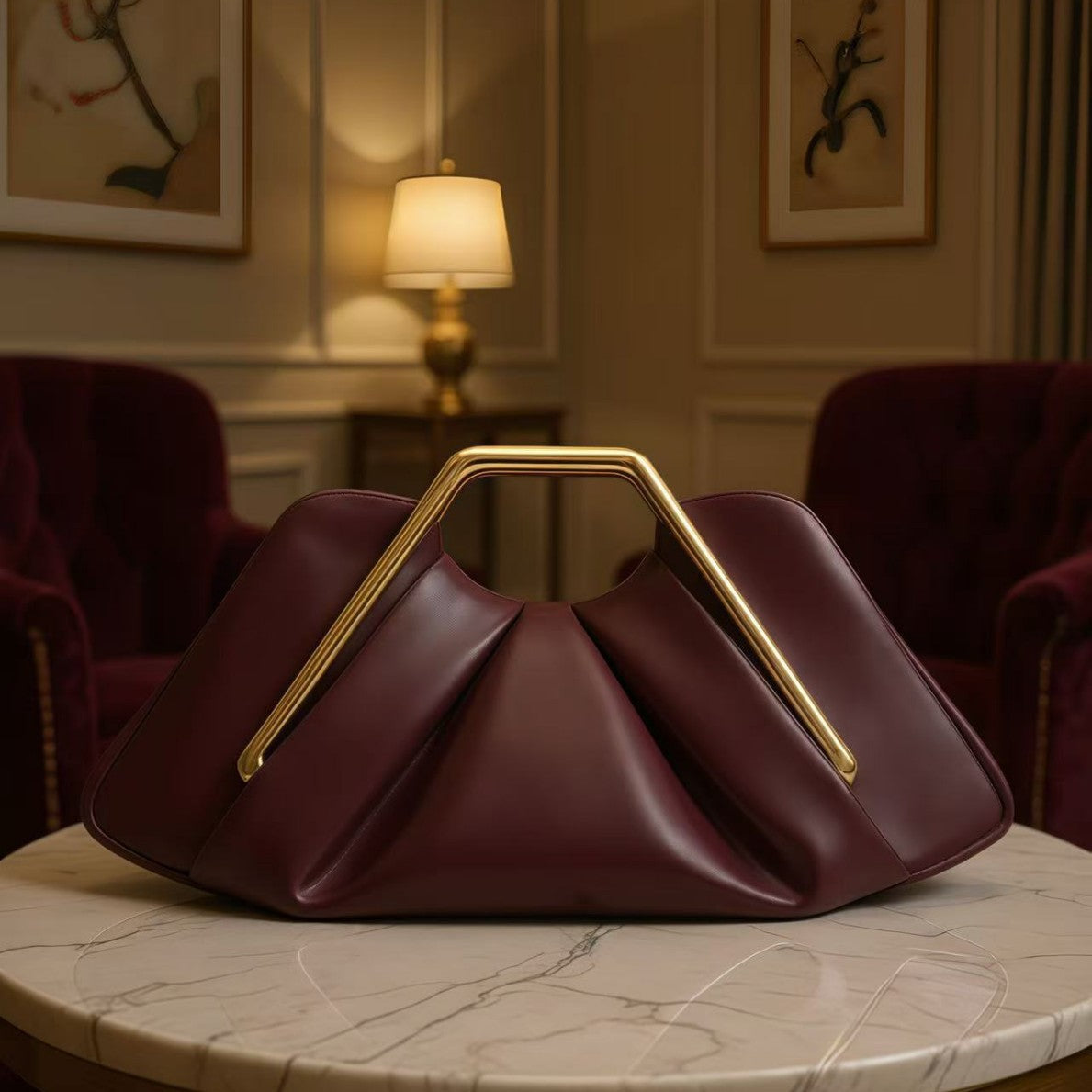 Unique and stylish Pleated Bag