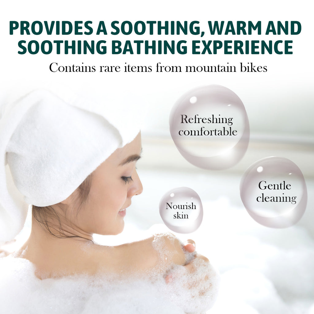 Bath exfoliates cleansing oil