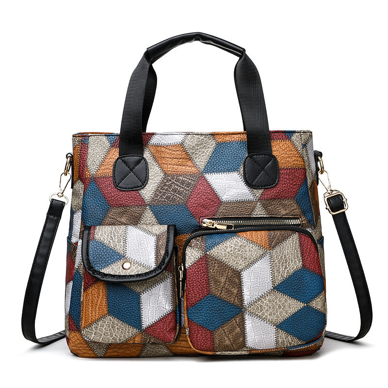 Retro Washed soft Leather Biker Bag