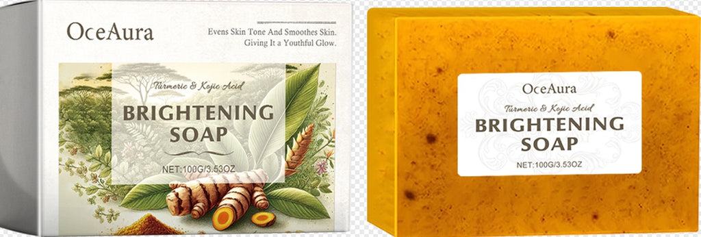 Radiant Skin Turmeric Acid Soap Gentle Brightening Exfoliating Bath Bar