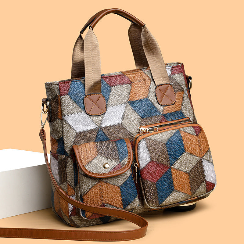 Retro Washed soft Leather Biker Bag