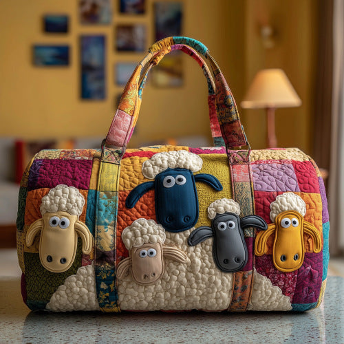 Quilted Embroidery Multifunctional bag