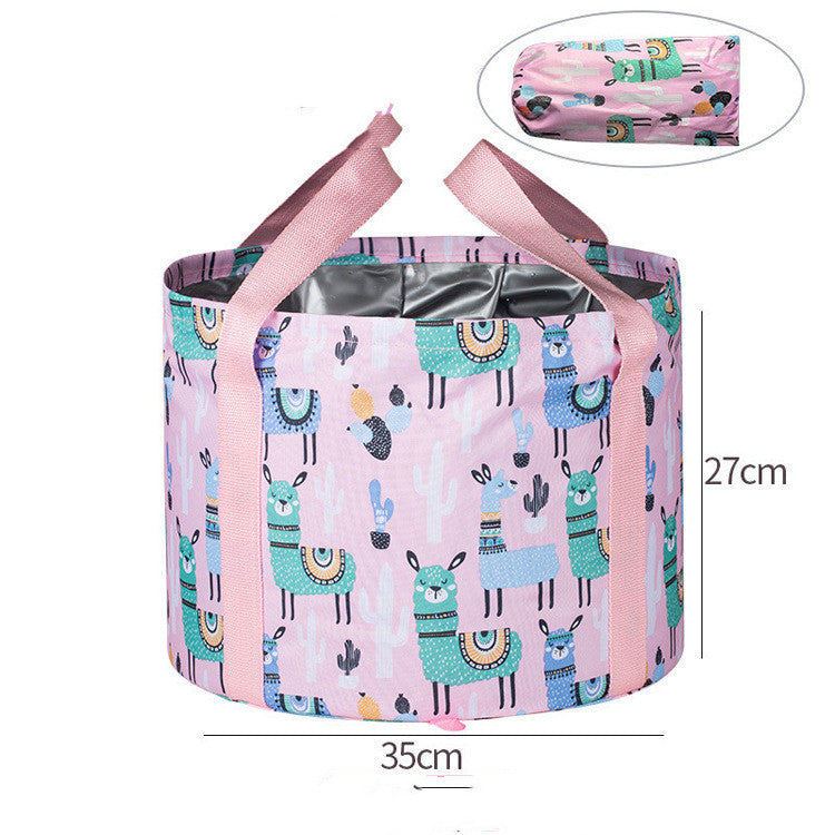 Large Travel Foldable Foot Soak Bag.