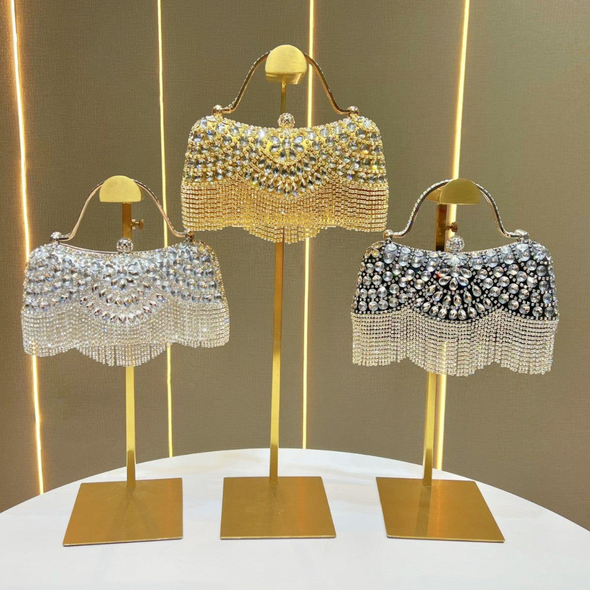 Clutch With Tassel Evening Bag