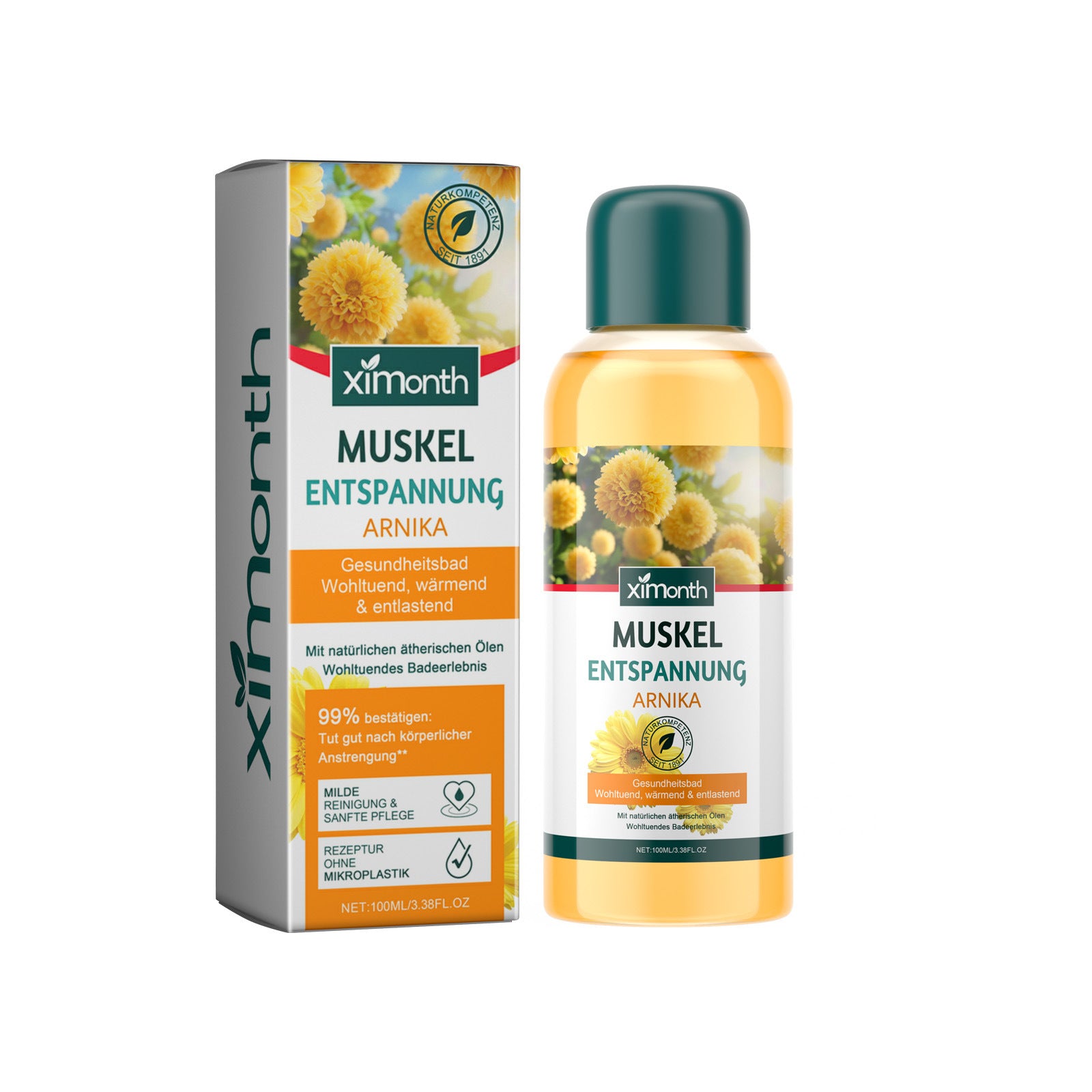 Bath exfoliates cleansing oil