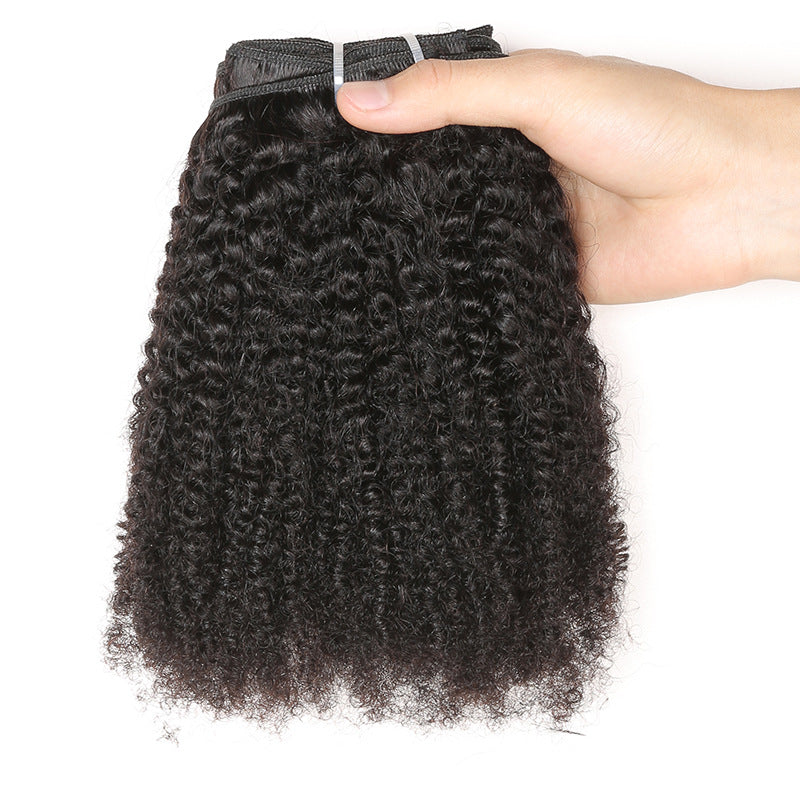 Clip in Afro kinky human hair