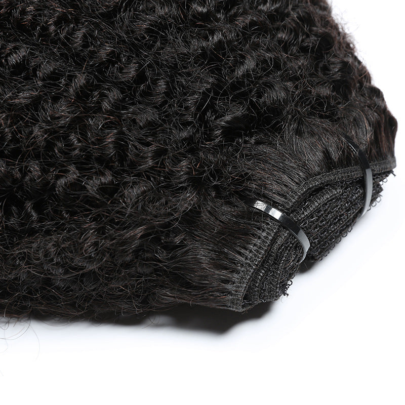 Clip in Afro kinky human hair