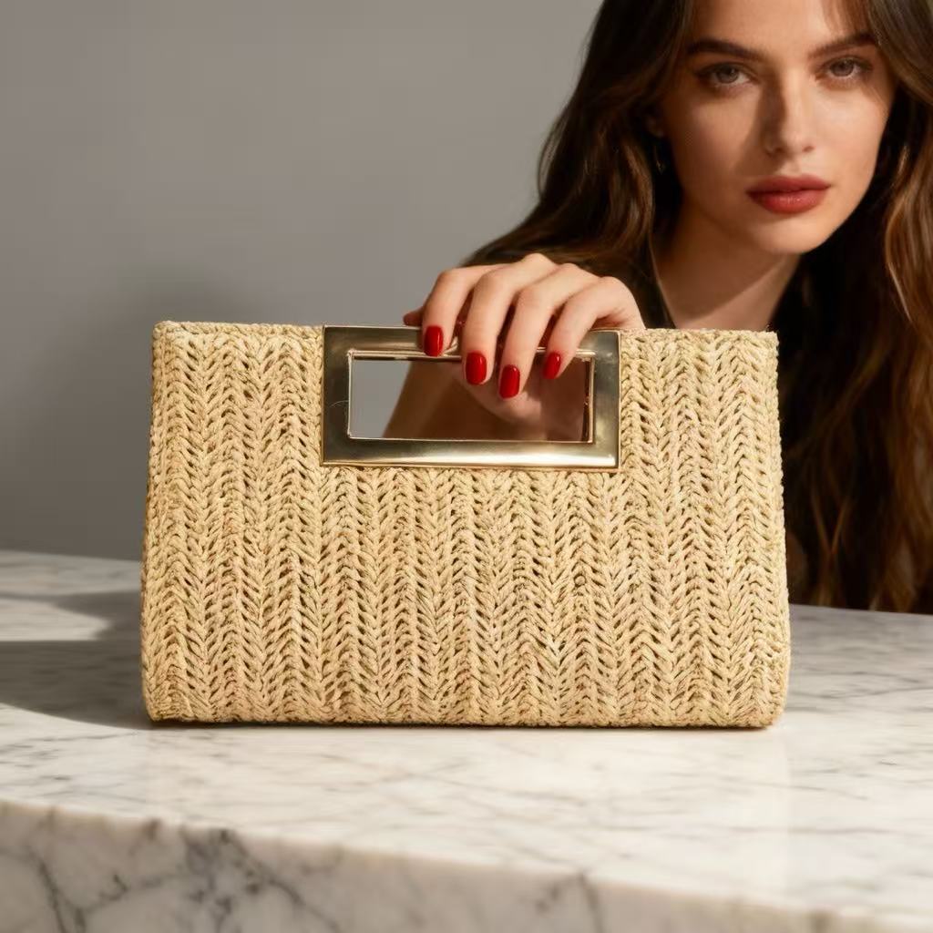 Woven Clutch Bag