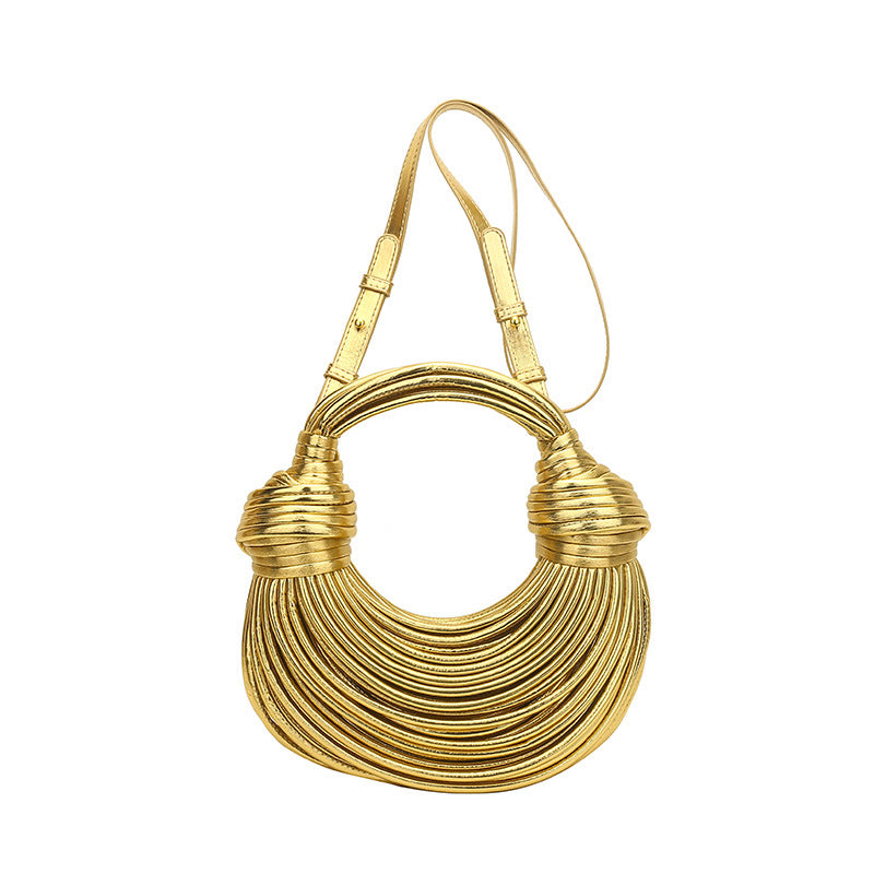 Metal Noodles fashion bag