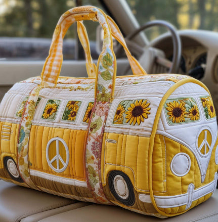 Quilted Embroidery Multifunctional bag