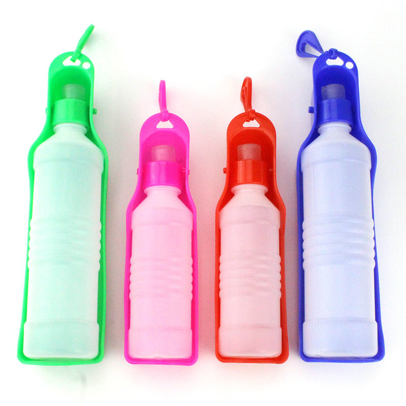 2 in 1 Convenient Pet Water Bottle and treat bowl for Travel and Outdoor