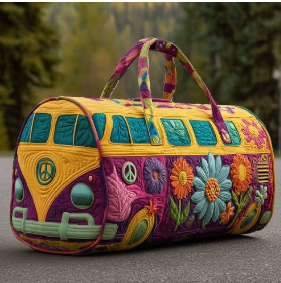 Quilted Embroidery Multifunctional bag