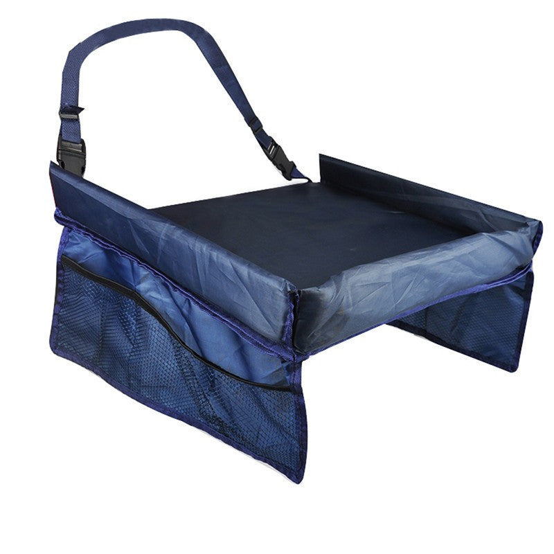 Car-seat mounted children's waterproof tray table