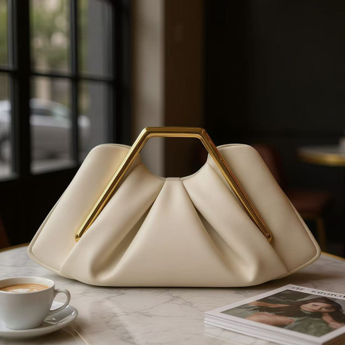 Unique and stylish Pleated Bag