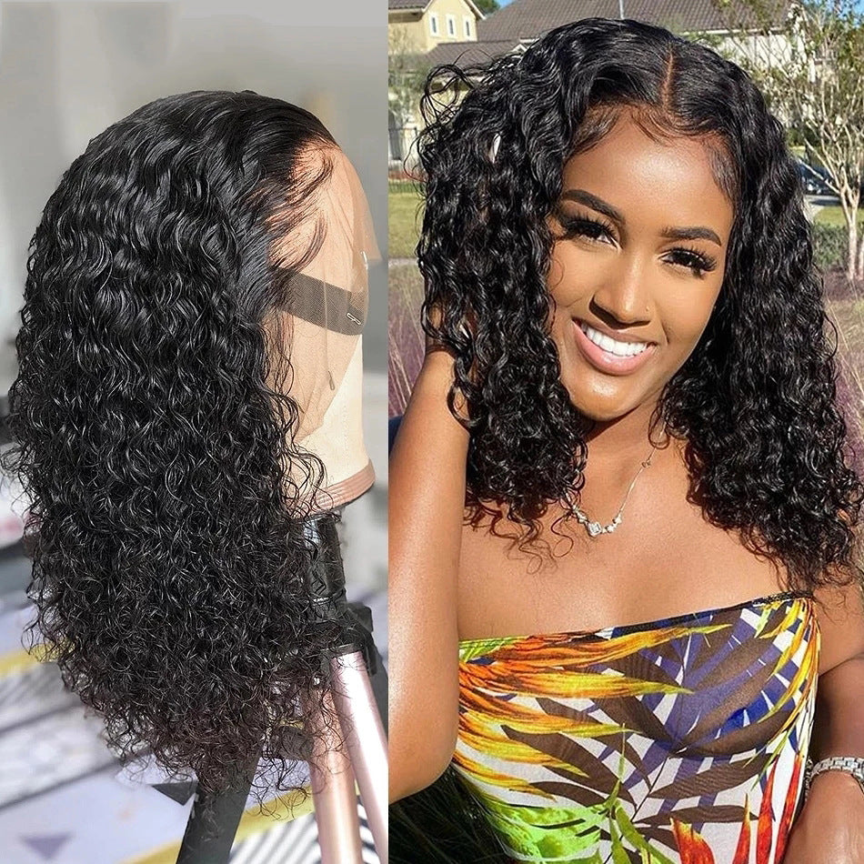 Front Lace Curly Wig