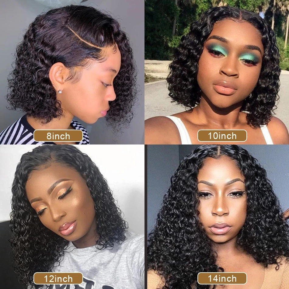 Front Lace Curly Wig