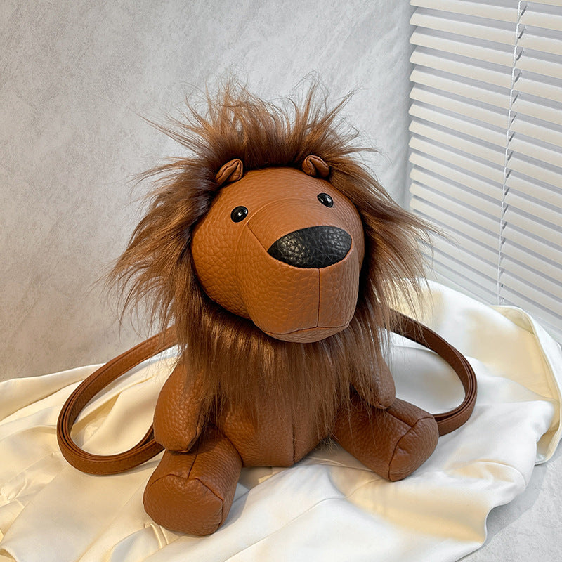 Plush Cute Little Lion Casual Bag