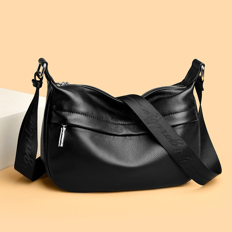 Leather Crossbody Bag-Large Capacity