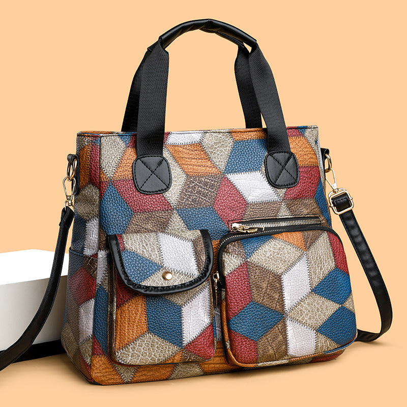 Retro Washed soft Leather Biker Bag