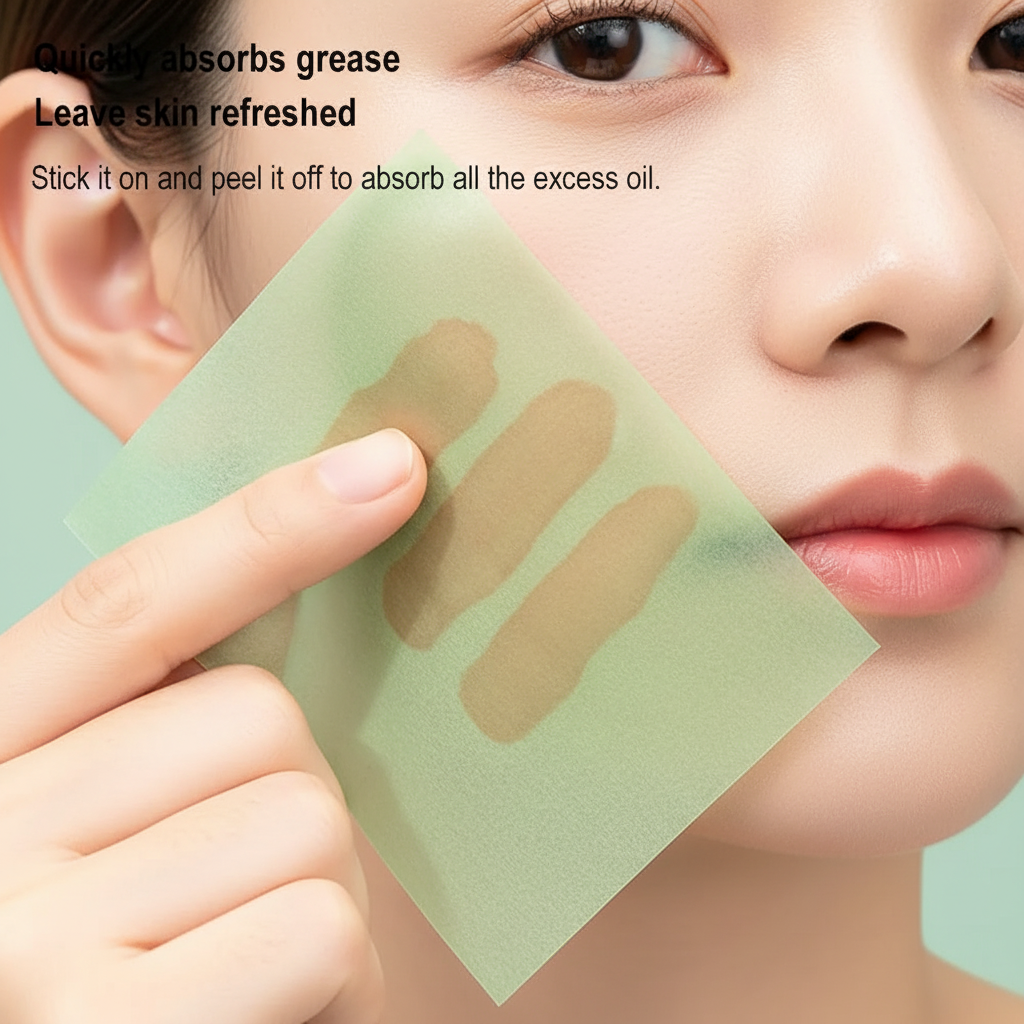 After Make-up facial oil absorbent paper