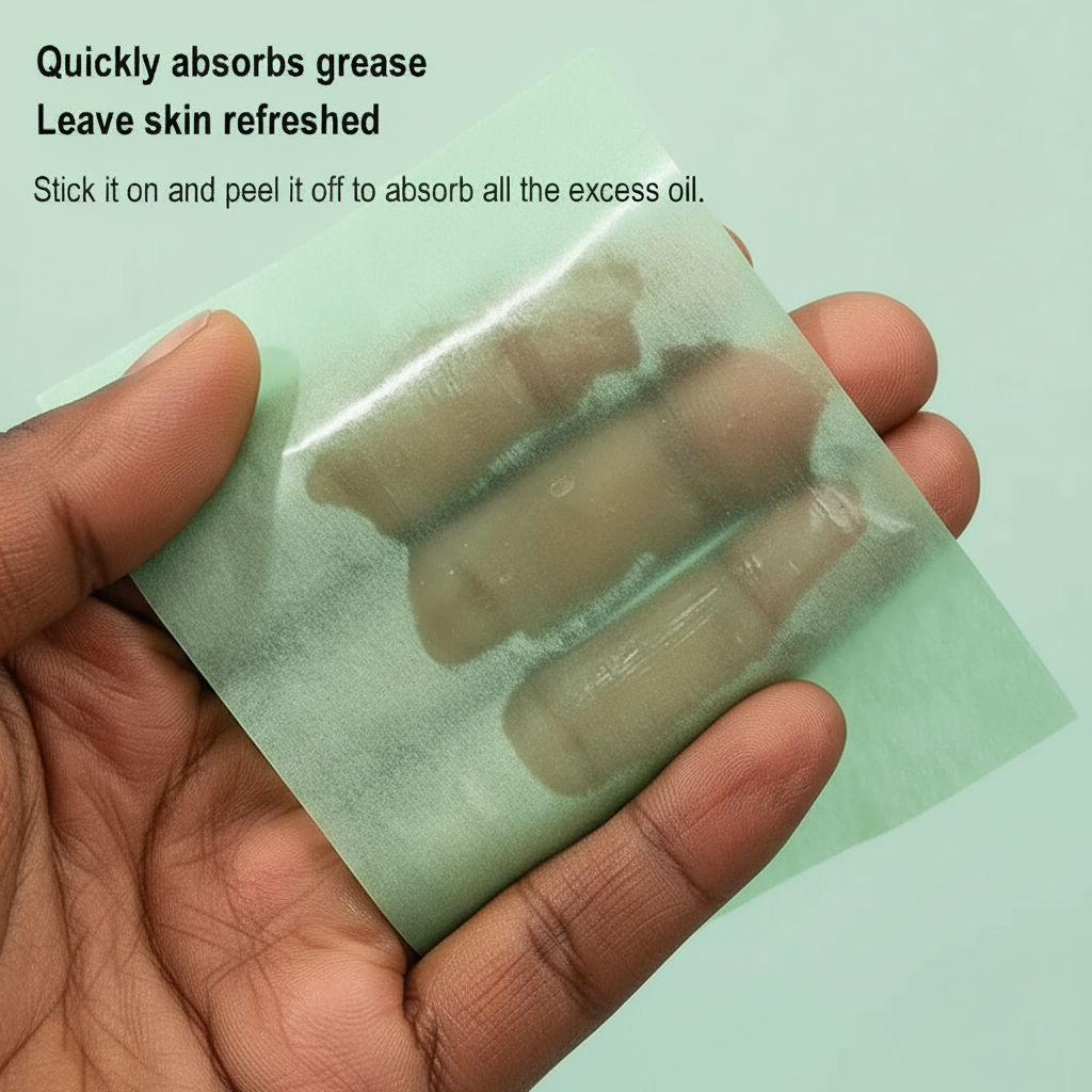 After Make-up facial oil absorbent paper
