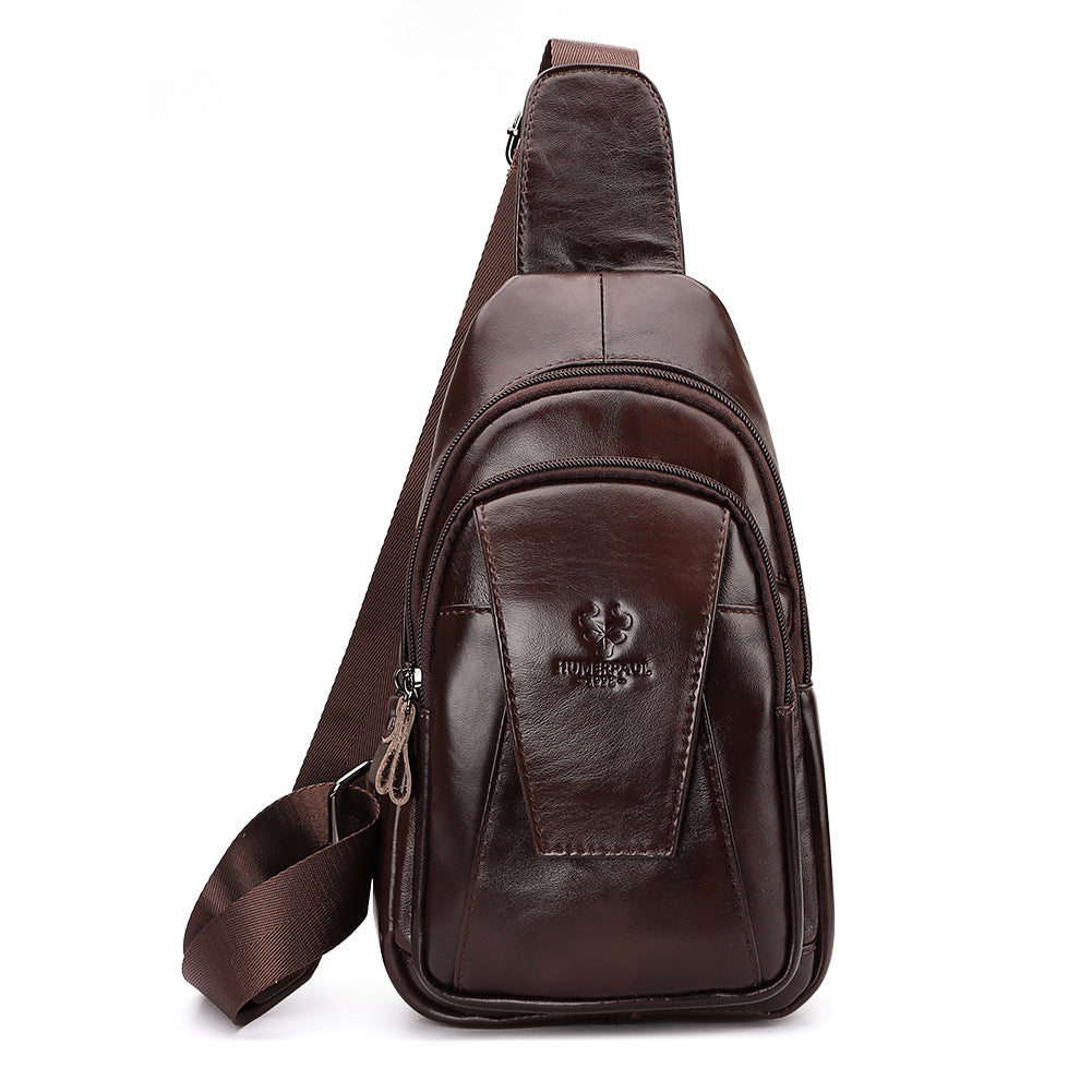 Unisex Single-shoulder leather Bag