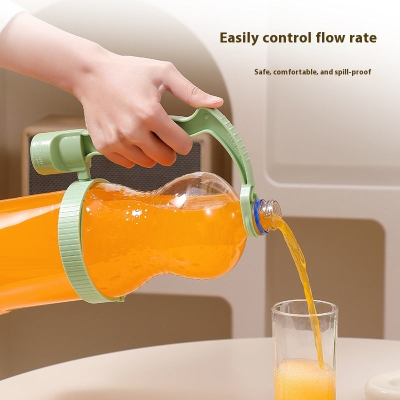 Beverage Bottle Handle Holder Adjustable Pouring Handle Organizer