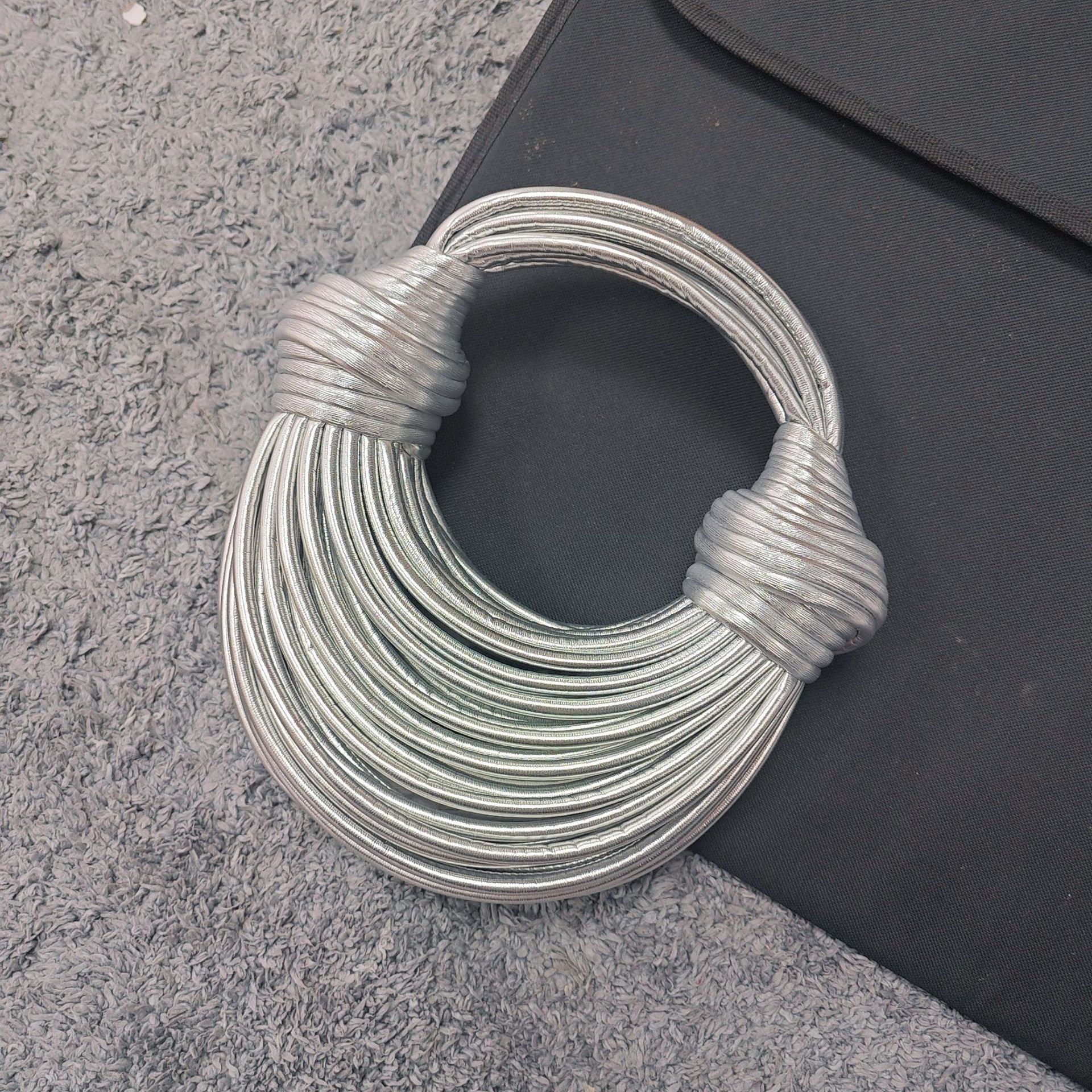 Metal Noodles fashion bag
