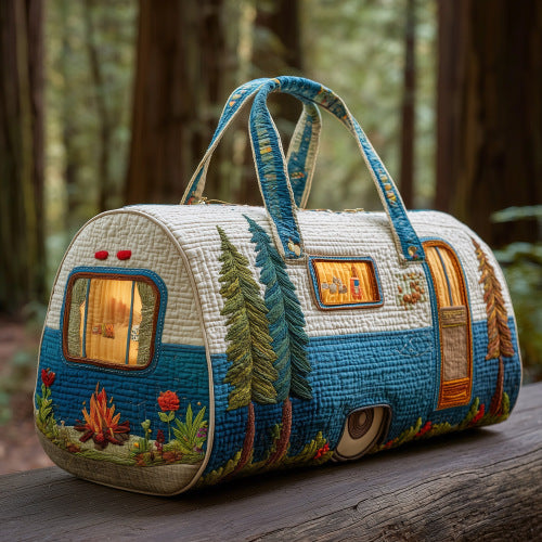 Quilted Embroidery Multifunctional bag