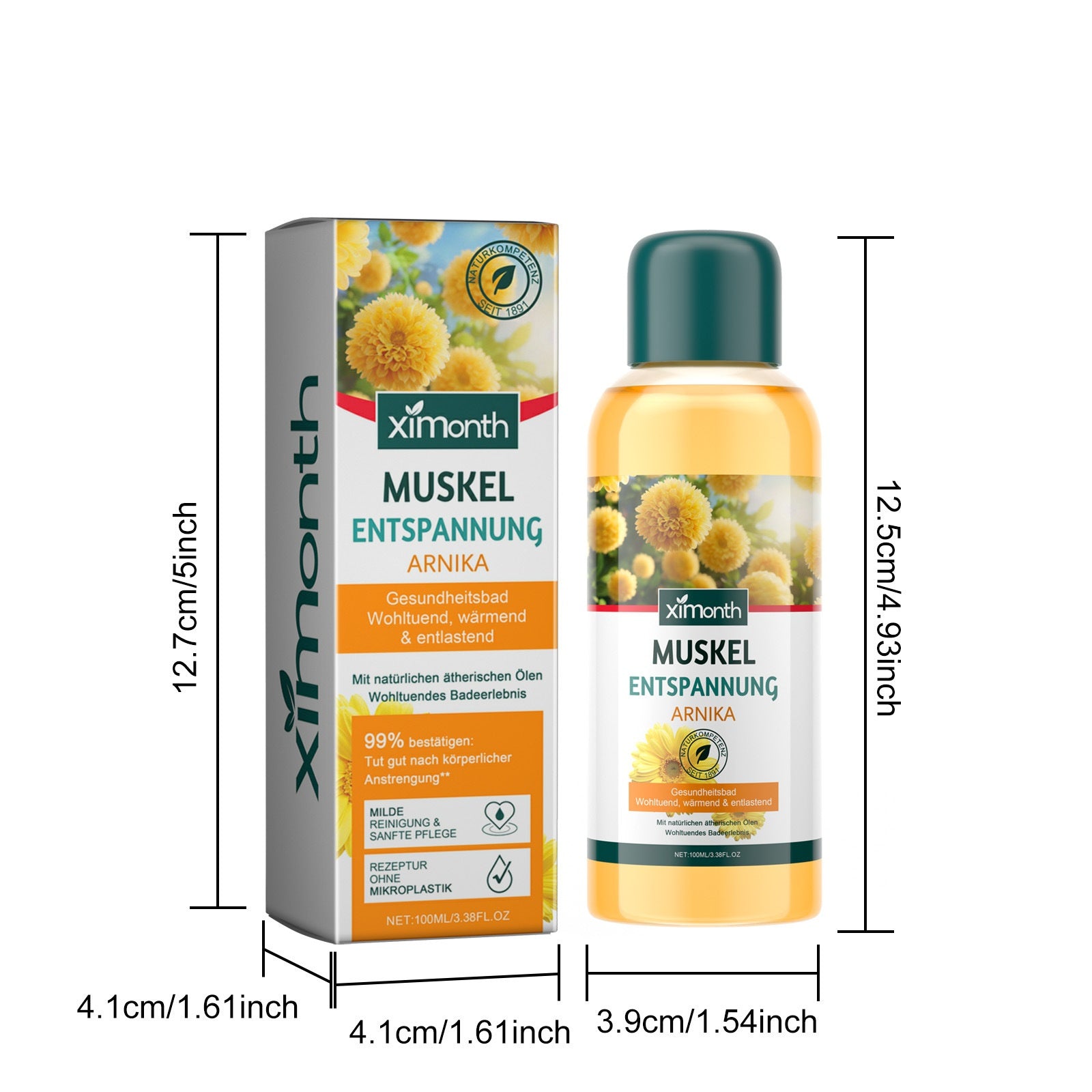 Bath exfoliates cleansing oil