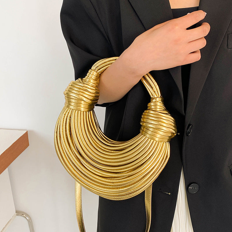 Metal Noodles fashion bag