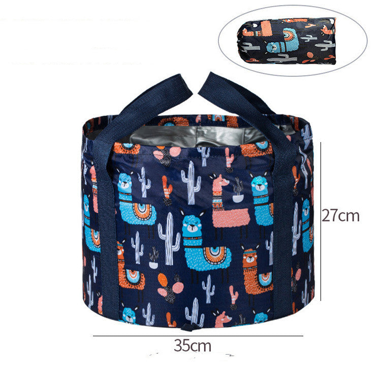 Large Travel Foldable Foot Soak Bag.