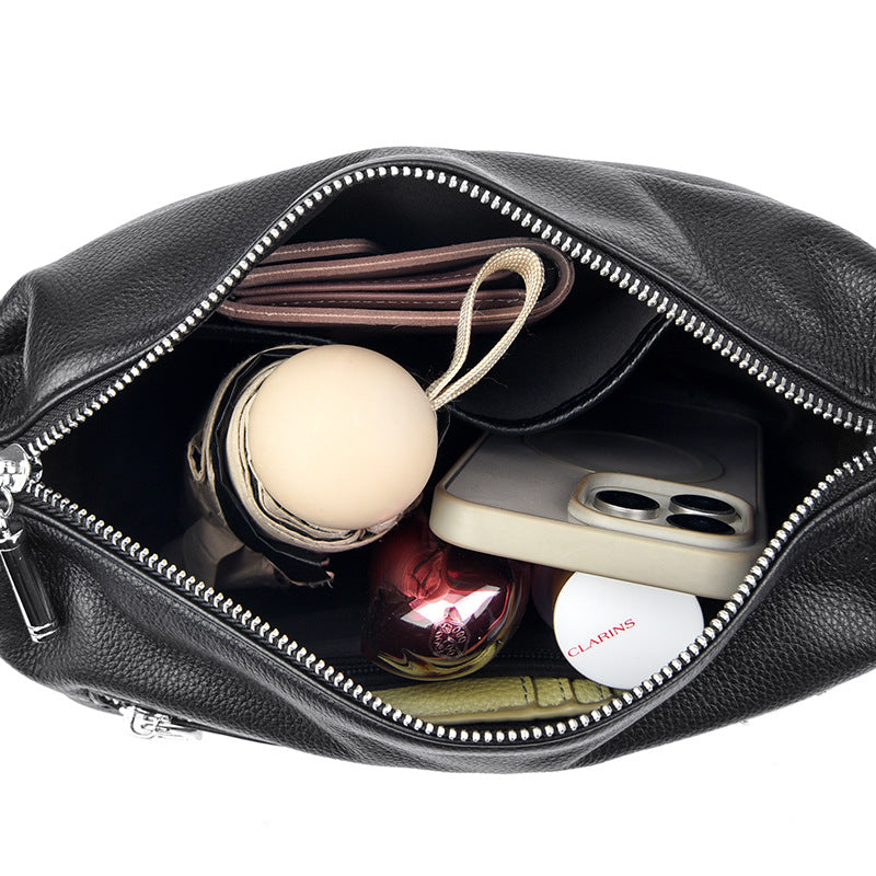Leather Crossbody Bag-Large Capacity