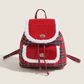 Lightweight Red Plaid  bag