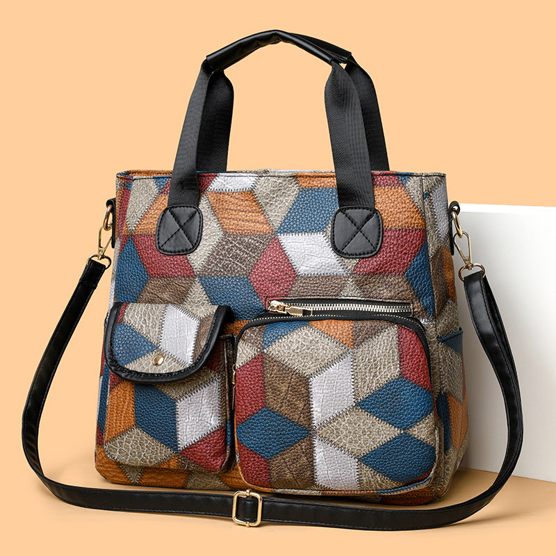 Retro Washed soft Leather Biker Bag